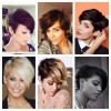 Different kinds of pixie cuts