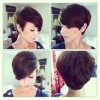 Pixie cut front and back