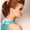 Updo hair style