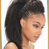 Afro hairstyles with braids