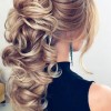 Evening updos for long hair