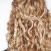 Half up curly hair