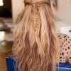 Half up half down braid hairstyles