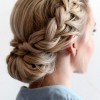Prom updos with braids
