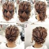 Casual updos for short curly hair