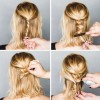 Easy at home updos for short hair