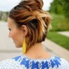 Pinned back hairstyles for short hair