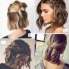 Simple bridal hairstyles for short hair