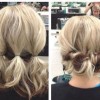 Simple upstyles for short hair