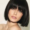Upstyles for short hair with fringe