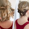 Upswept hairstyles for short hair
