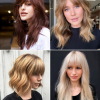 Layered hair with fringe 2023