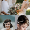 Wedding hairstyle for short hair 2023