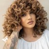 Medium curly hairstyles 2022