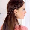 Girls simple hairstyle