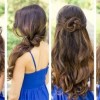 Hairstyles at home for long hair