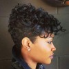 Curly short hair for black women