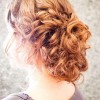 Long curly hair updos