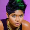 Short colored hairstyles for black women