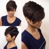 Short layered hairstyles for black women