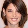 Different short hairstyles for round face