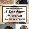 Easy prom hairstyles to do yourself