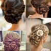 Hair model for wedding party
