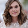 Short to medium length hairstyles for round faces