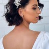 Wedding hairstyle for short hair 2022
