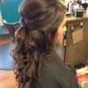 Easy partial updos for long hair