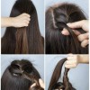 Hairstyle simple at home
