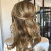 Half down and half up hairstyles