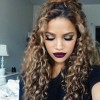 Half ponytail hairstyles for curly hair