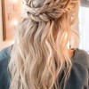 Half up and half down hairstyles for long hair