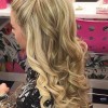 Homecoming hairstyles half up curly