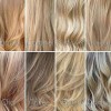 Pictures of different shades of blonde
