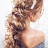 Prom hairstyles half up and down
