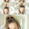 Easy on the go hairstyles