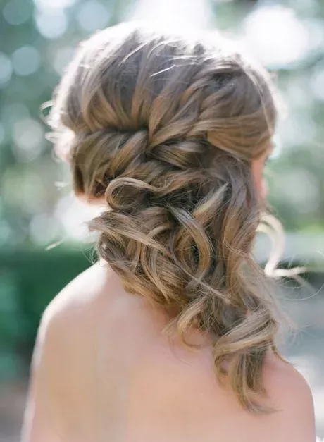 Wedding hairstyles for short hair down