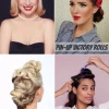 40’s pin up hairstyles