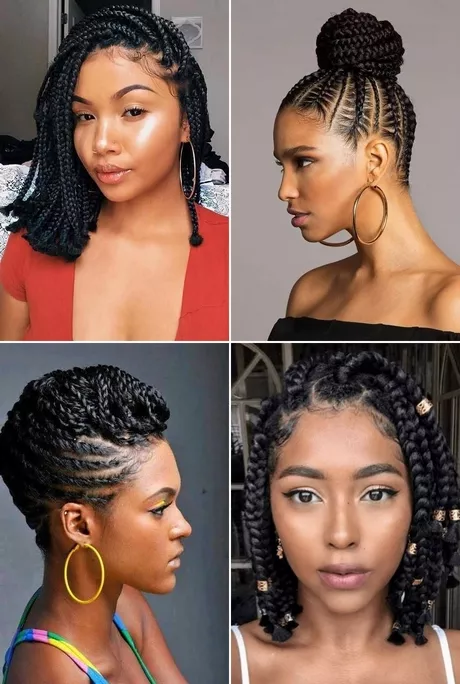 African braid styles for short hair