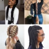 Different braids for long hair