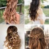 Formal half up hairstyles