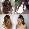 Half up down hairstyles