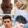 Layers of hair cut
