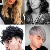Long hairstyles with long bangs