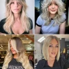 Long length hairstyles with bangs