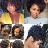 Short curly hair quick weave