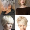 Short hairstyles with long fringe