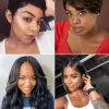 Short straight weave hairstyles